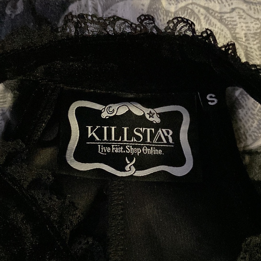 KILLSTAR Wicked Webutant Skater Dress - Picture 2 of 2